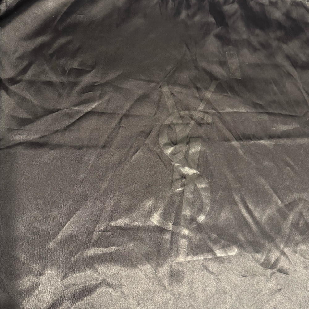YSL black Satin dustbag